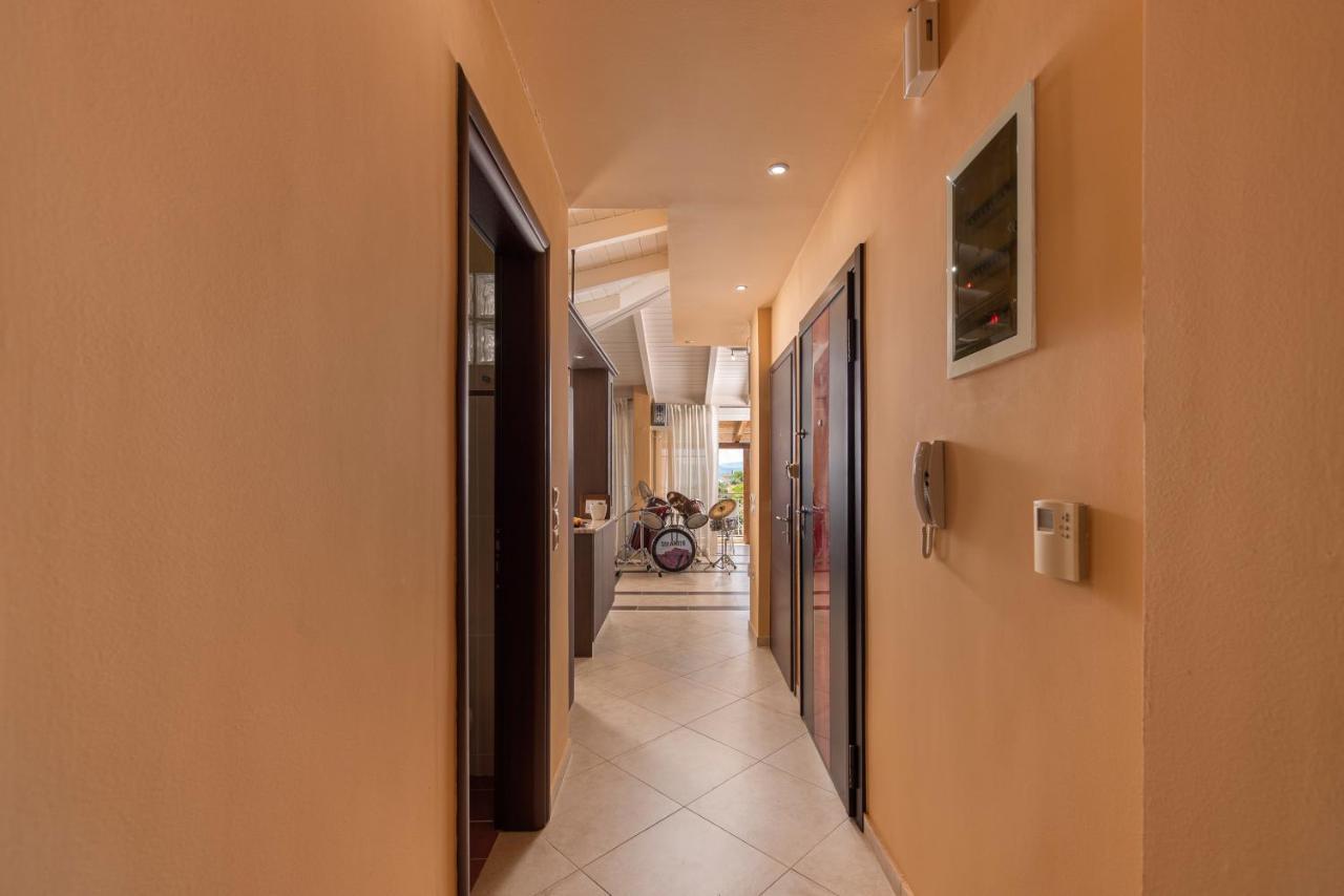Panoramic View!Penthouse 120Qm Of Sea & Mountain Villa Loutra Edipsou  Bagian luar foto