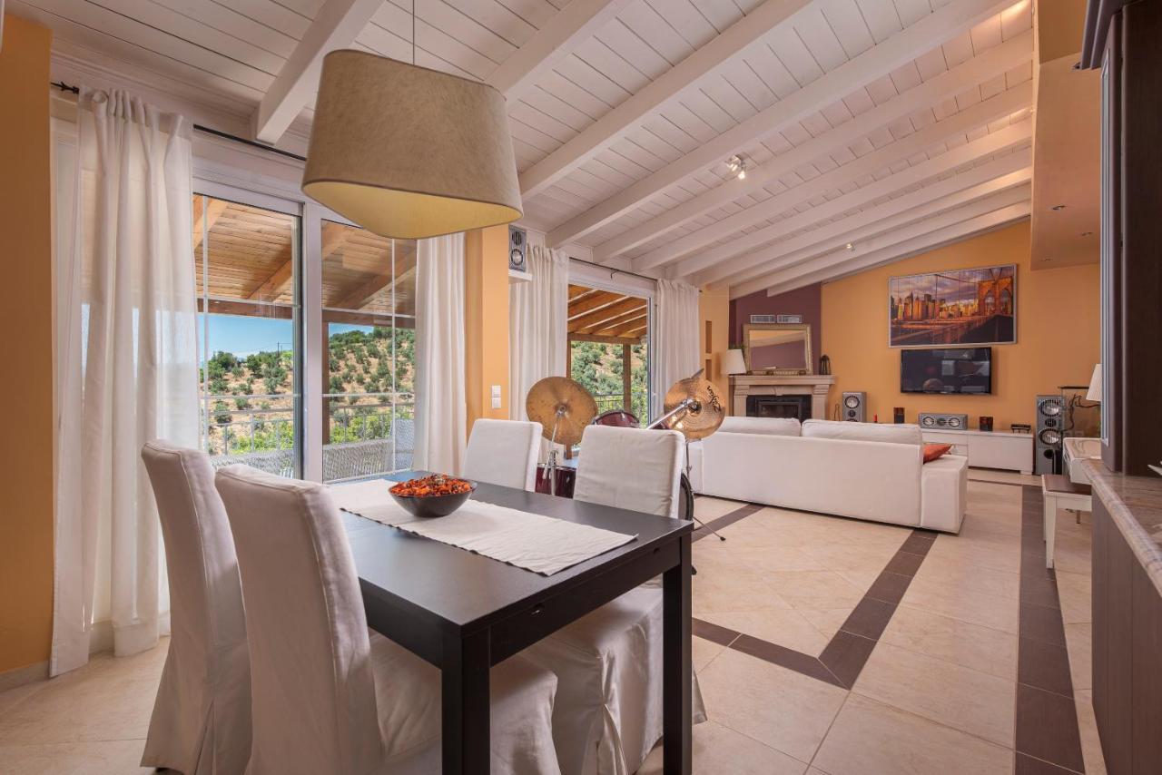 Panoramic View!Penthouse 120Qm Of Sea & Mountain Villa Loutra Edipsou  Bagian luar foto